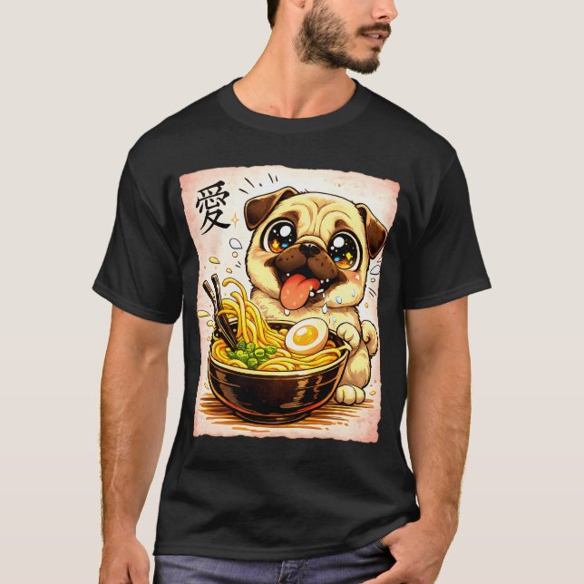 Camiseta Mamá Pug (Anverso)