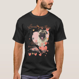 Camiseta Mamá Pug Adorable Corazones Feliz Día de la Madre