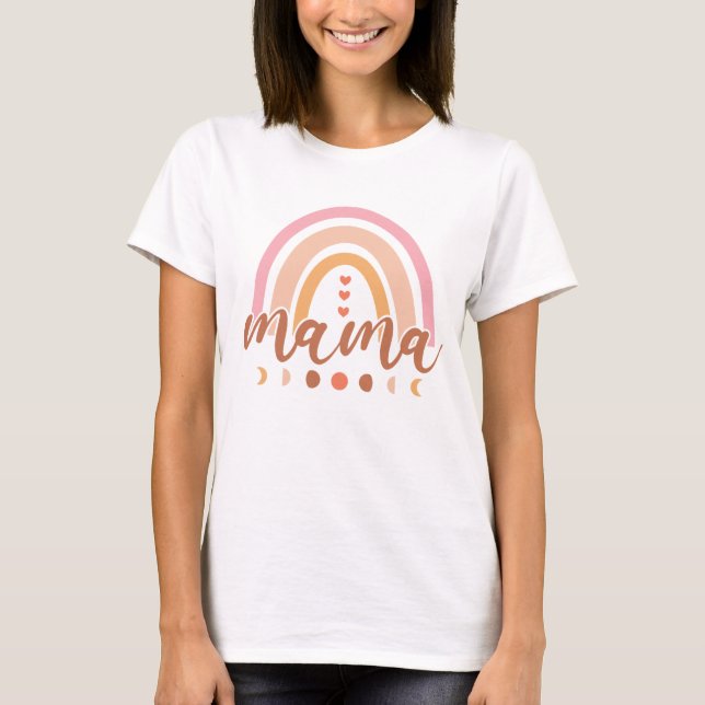 Camiseta Mama Rainbow (Anverso)