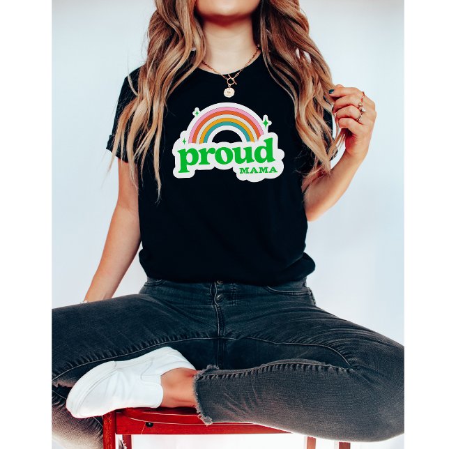 Camiseta Mama-Rainbow-Mom-Boho-Funny (Subido por el creador)