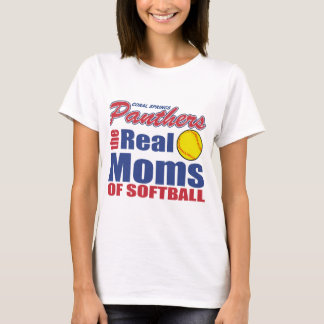 Camiseta Mamá real del softball