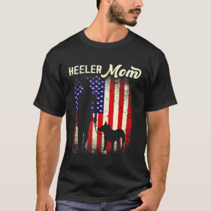 Camiseta Mamá Red Blue Heeler Perro Ganadero Australiano Am