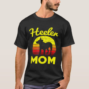 Camiseta Mamá Red Blue Heeler Perro Ganadero Australiano Li