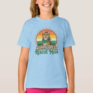 Camiseta Mamá Rescate de Gatos