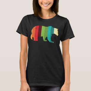 Camiseta Mamá retra Bear Distressed