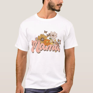 Camiseta Mama Retro Floral