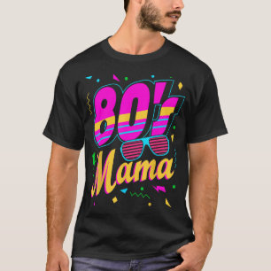 Camiseta Mama Retro Throwback Fashion Disco Lover Mom