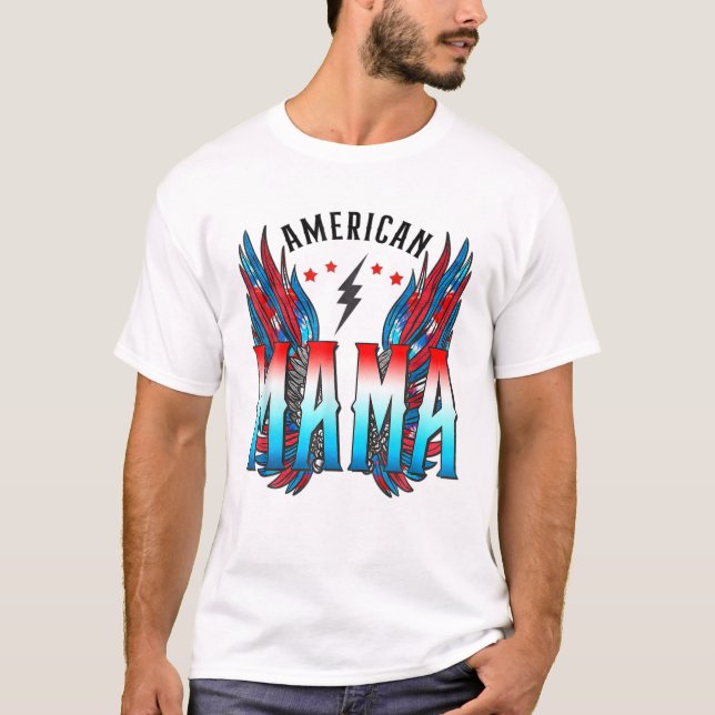 Camiseta Mama Retro Wings (Anverso)