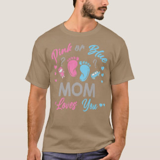 Camiseta Mamá Rosa O Azul Te Ama Revelación De Género