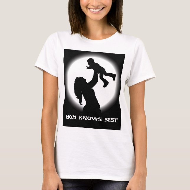 Camiseta Mamá sabe lo mejor (Anverso)