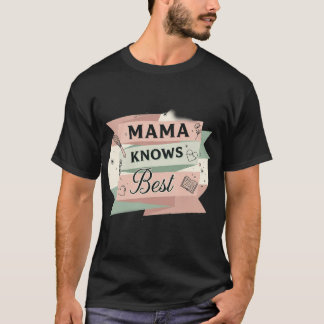Camiseta Mama Sabe Mejor Cocina Retro & Sabiduría