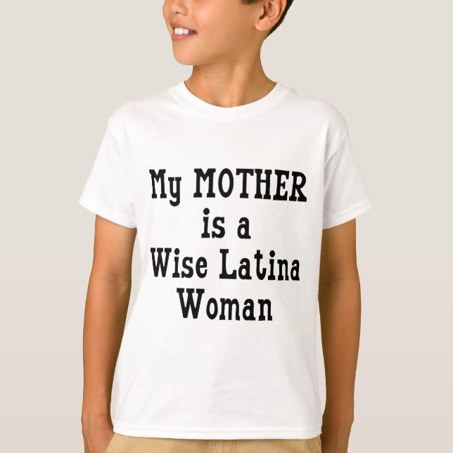 Camiseta Mamá sabia de Latina (Anverso)