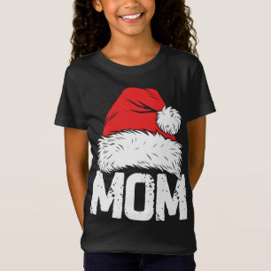 Camiseta Mamá Santa Navidades familia coincide con pijamas 