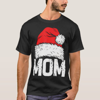 Camiseta Mamá Santa Navidades, familia coincidiendo con mam