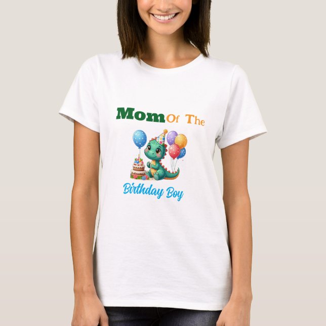 Camiseta Mama Saurus Birthday Shirt (Anverso)