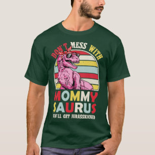 Camiseta Mamá Saurus Mama Saurus Shirt Dinosaur Mom Shirt
