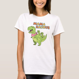 Camiseta Mama Saurus T-Rex Mamá Divertida Gráfica Humorísti