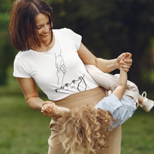 Camiseta Mamá Sencilla Establecida (Subido por el creador)