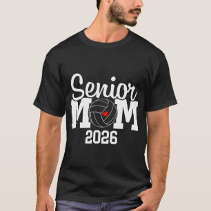 Camiseta Mamá senior Cl de 2026 Mamá de voleibol Graduación
