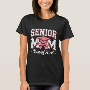 Camiseta Mamá Senior Cl De 2026 Rosa Coquette Bow Mamá Seni
