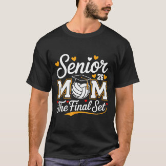 Camiseta Mamá sénior clase de 2026 voleibol el set final
