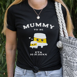 Camiseta Mamá será Baby Shower de Halloween