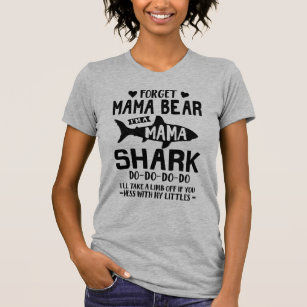 Camiseta Mama Shark divertido