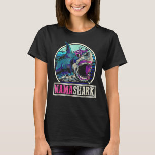 Camiseta Mama Shark Matando a Madres Mujeres Jawsome