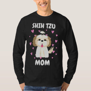 Camiseta Mamá shih Tzu Mamá Mamá Mamá Mamá Mamá Día 39