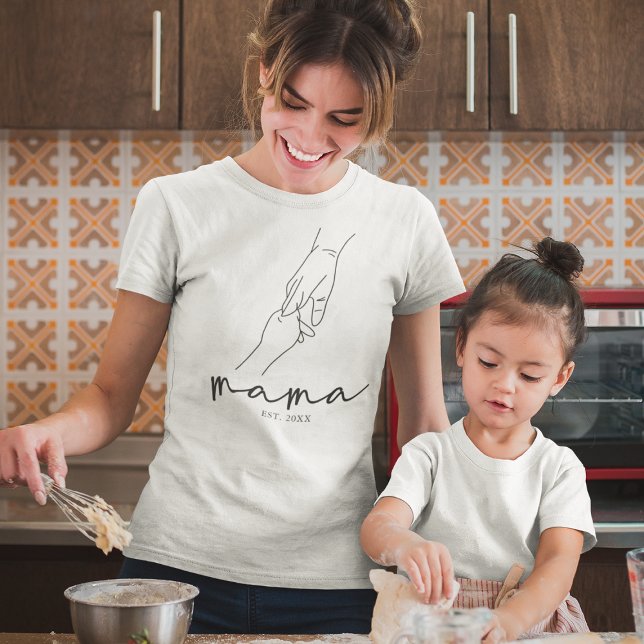 Camiseta Mamá Simple Establecida (Subido por el creador)
