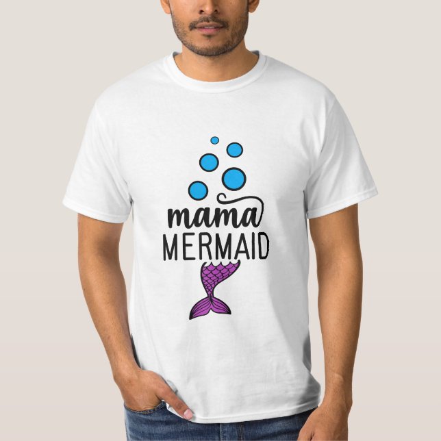 Camiseta Mamá sirena (Anverso)