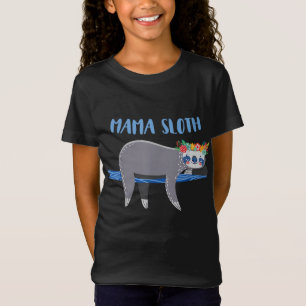 Camiseta Mama Sloth Sloth Spirit Animal Mating Family