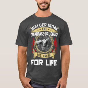 Camiseta Mamá Soldadora Y Hija Inteligente Mejor Amigo Orgu
