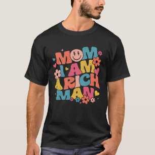 Camiseta Mamá Soy Un Hombre Rico Smil Feminista Estética De