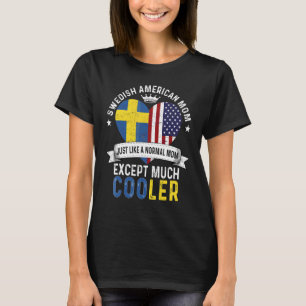 Camiseta Mamá sueca americana Día de las Madres Mama País S