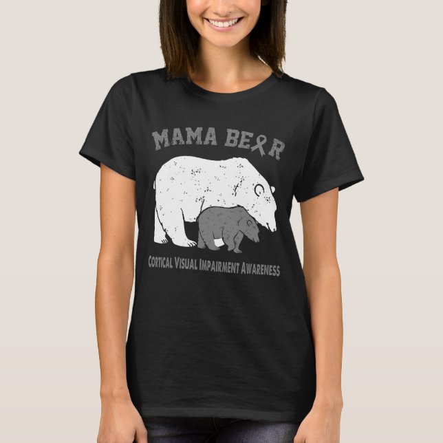 Camiseta Mamá sufre de un trastorno VISUAL CORTICO (Anverso)