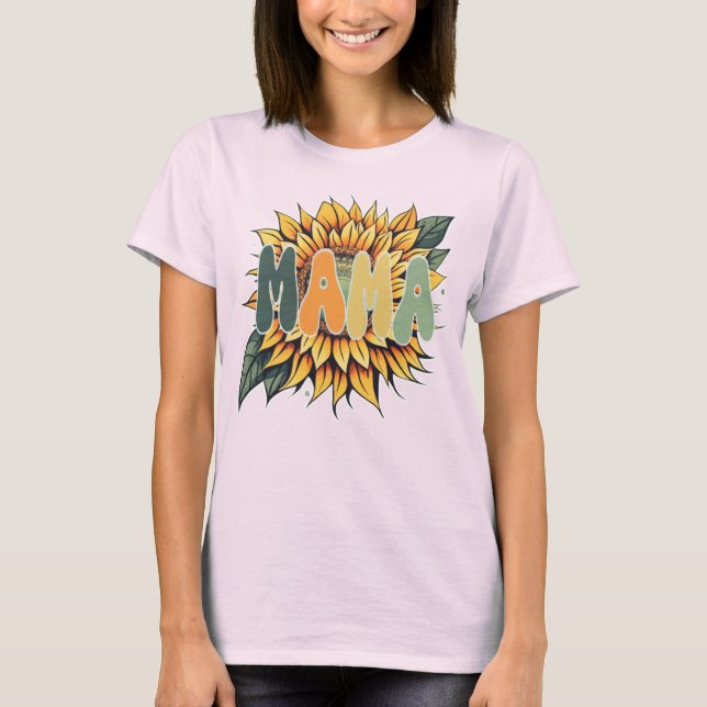 Camiseta MAMA Sunflower (Anverso)