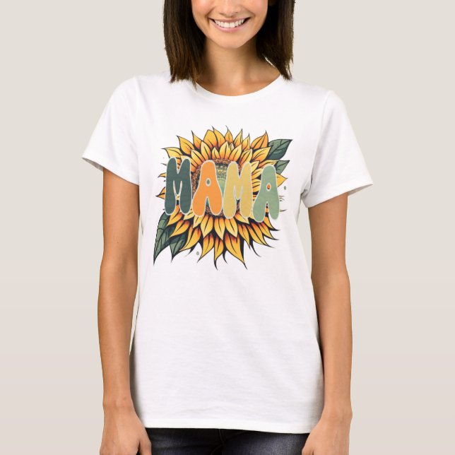 Camiseta MAMA Sunflower (Anverso)