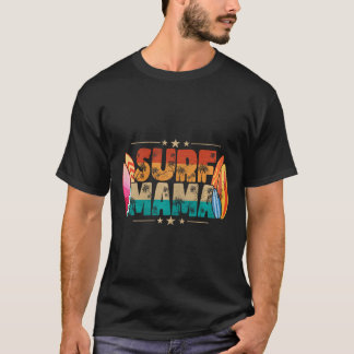 Camiseta Mamá surfista Mamá surfista Mamá Verano Vibracione