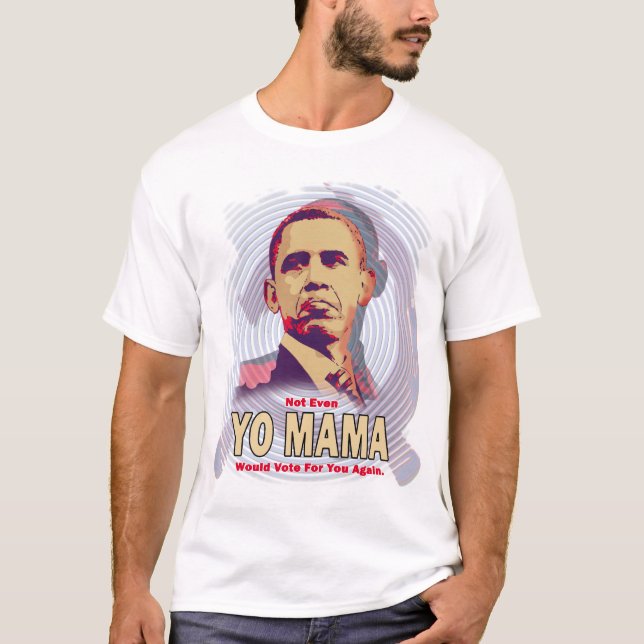 Camiseta Mamá T-shirt de Obama Yo (Anverso)