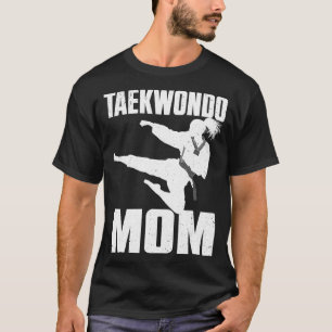 Camiseta Mamá Taekwondo De Guay Para Mujeres Chicas Karate 