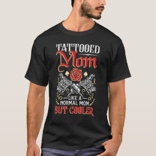 Camiseta Mamá tatuada como una artista de tatuaje de mamá n