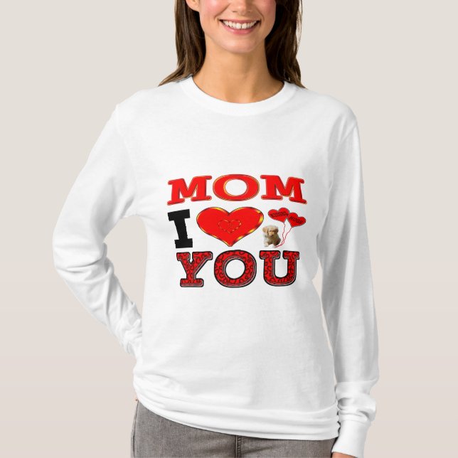Camiseta Mamá te amo (Anverso)