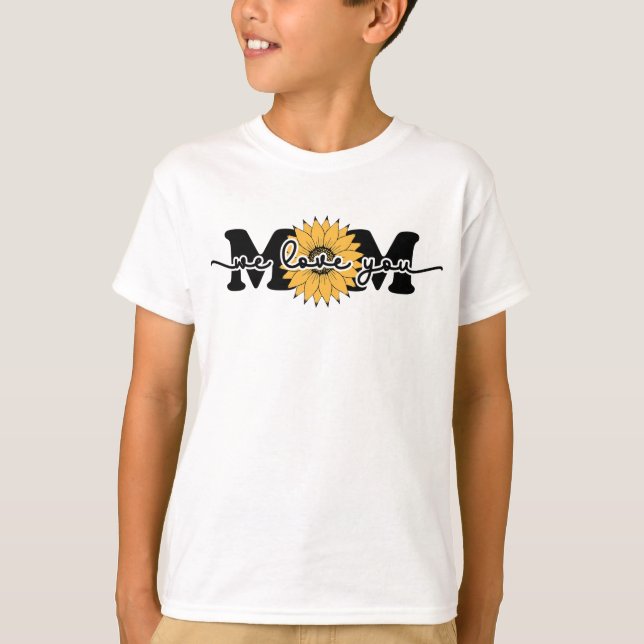 Camiseta Mamá te amo el Día de la Madre 4325 (Anverso)