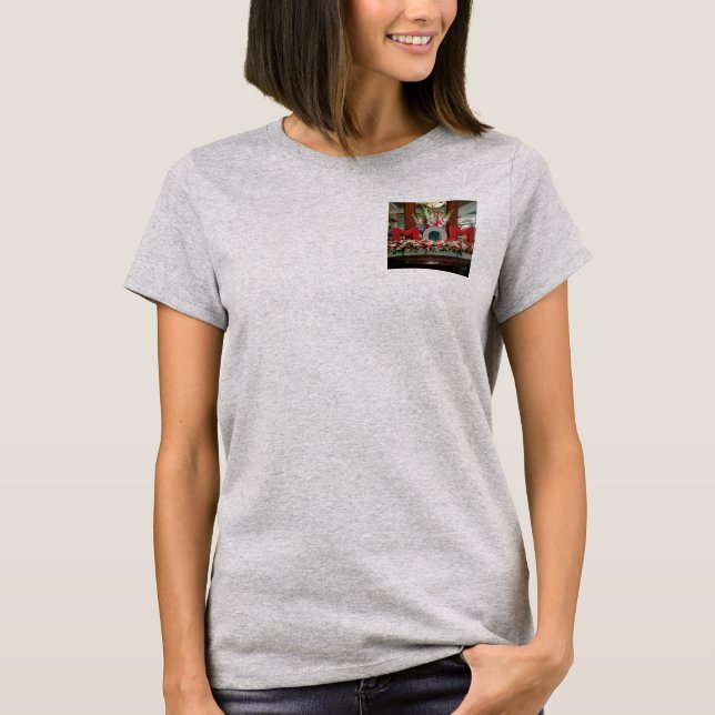Camiseta "Mamá, te amo" - Un sincero tributo floral (Anverso)