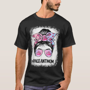 Camiseta Mamá teñida de rubia mamá de concurso moño despein