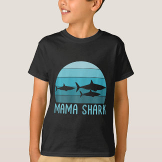 Camiseta Mamá tiburón del día de las dos madres
