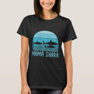 Camiseta Mamá tiburón del día de las dos madres