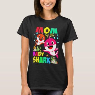 Camiseta Mamá Tiburón: Día de la Madre de la Familia Shark