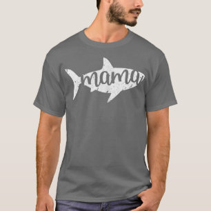 Camiseta Mamá tiburón madre madre madre que coincide con el